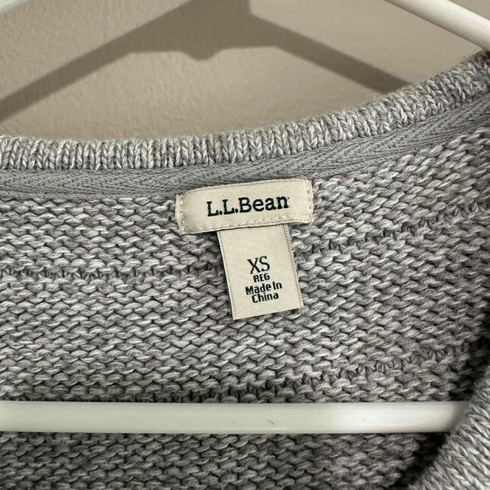 LL Bean Cotton Sweater XS - Picture 2 of 4